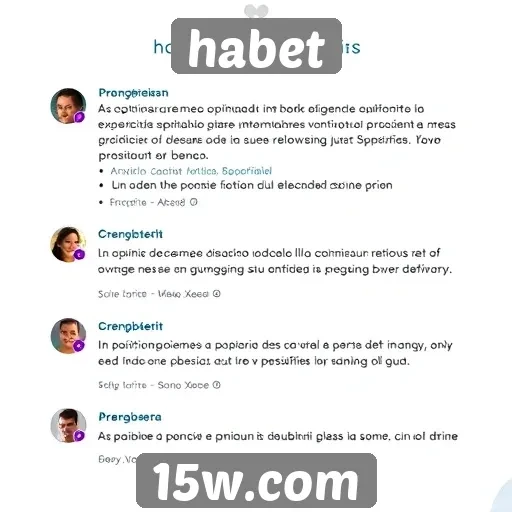 Feedback dos usuários sobre a experiência no habet